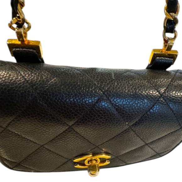 Chanel Crossbody Handbag Caviar Leather - Picture 15 of 16
